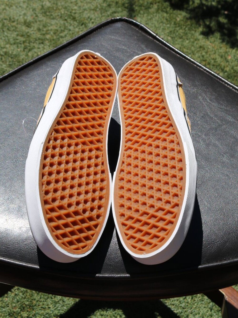 VANS classic slip on yellow checkerboard - Picture 4 of 10